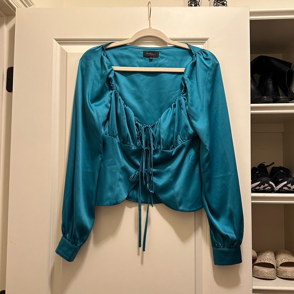 Majorelle Waldorf Top in Teal